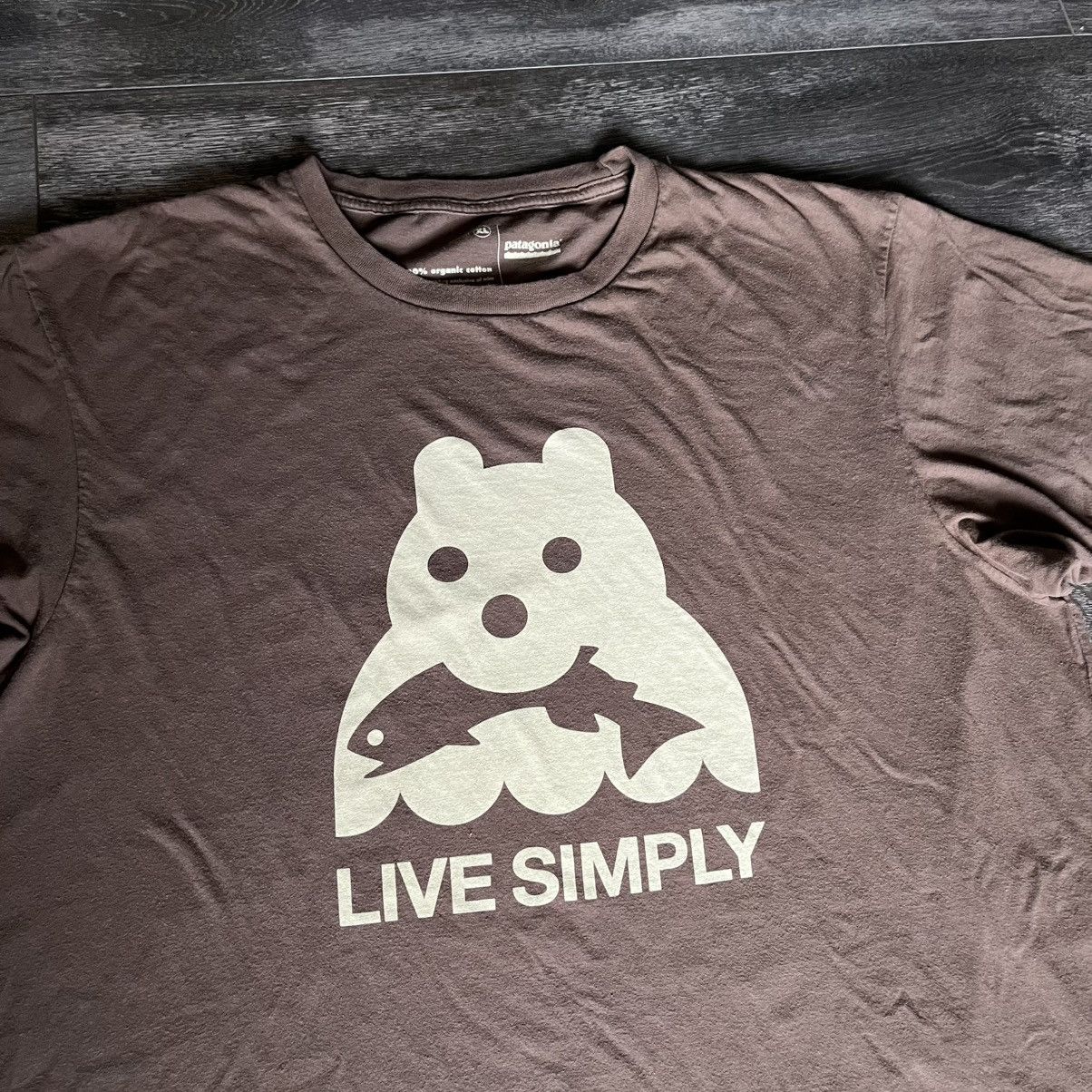 Patagonia Vintage Patagonia Polar Bear Live Simply Graphic Logo Tee Size US XL / EU 56 / 4 - 2 Thumbnail