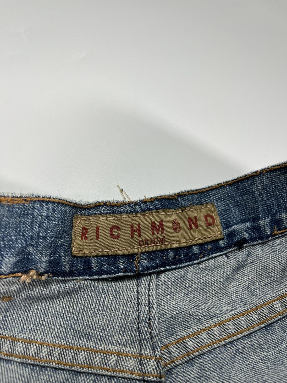 John Richmond Vintage John Richmond RICH' Spell-Out Jeans Y2k Aesthetic Size US 31 - 9 Thumbnail