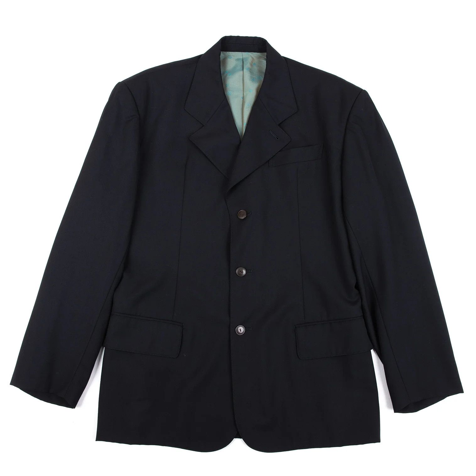 Jean Paul Gaultier Wool 3B Jacket in Navy Size 50 Size US M / EU 48-50 / 2 - 1 Thumbnail