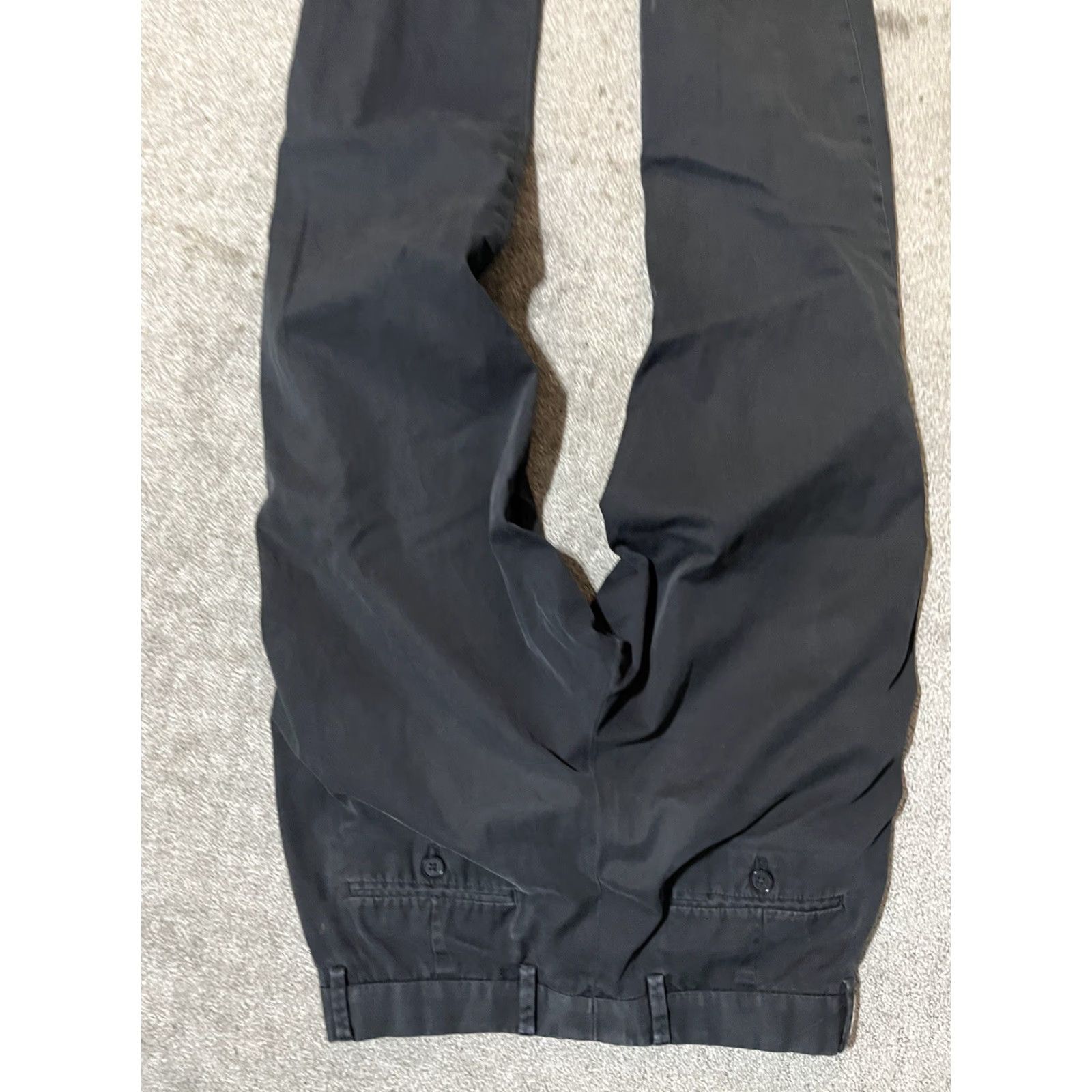 Express Express Photographer Dress Pants Mens Size 34x32 Black Regular Straight Front Cotton Canvas Size US 34 / EU 50 - 4 Thumbnail