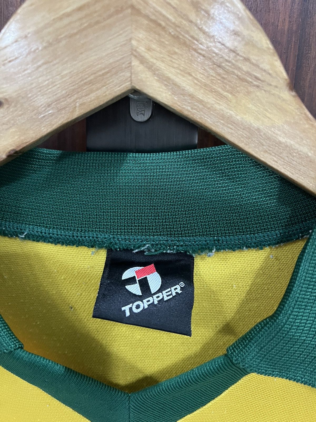 Topperz × Vintage Vintage 70’s Topperz Brazil Jersey Size US L / EU 52-54 / 3 - 5 Thumbnail
