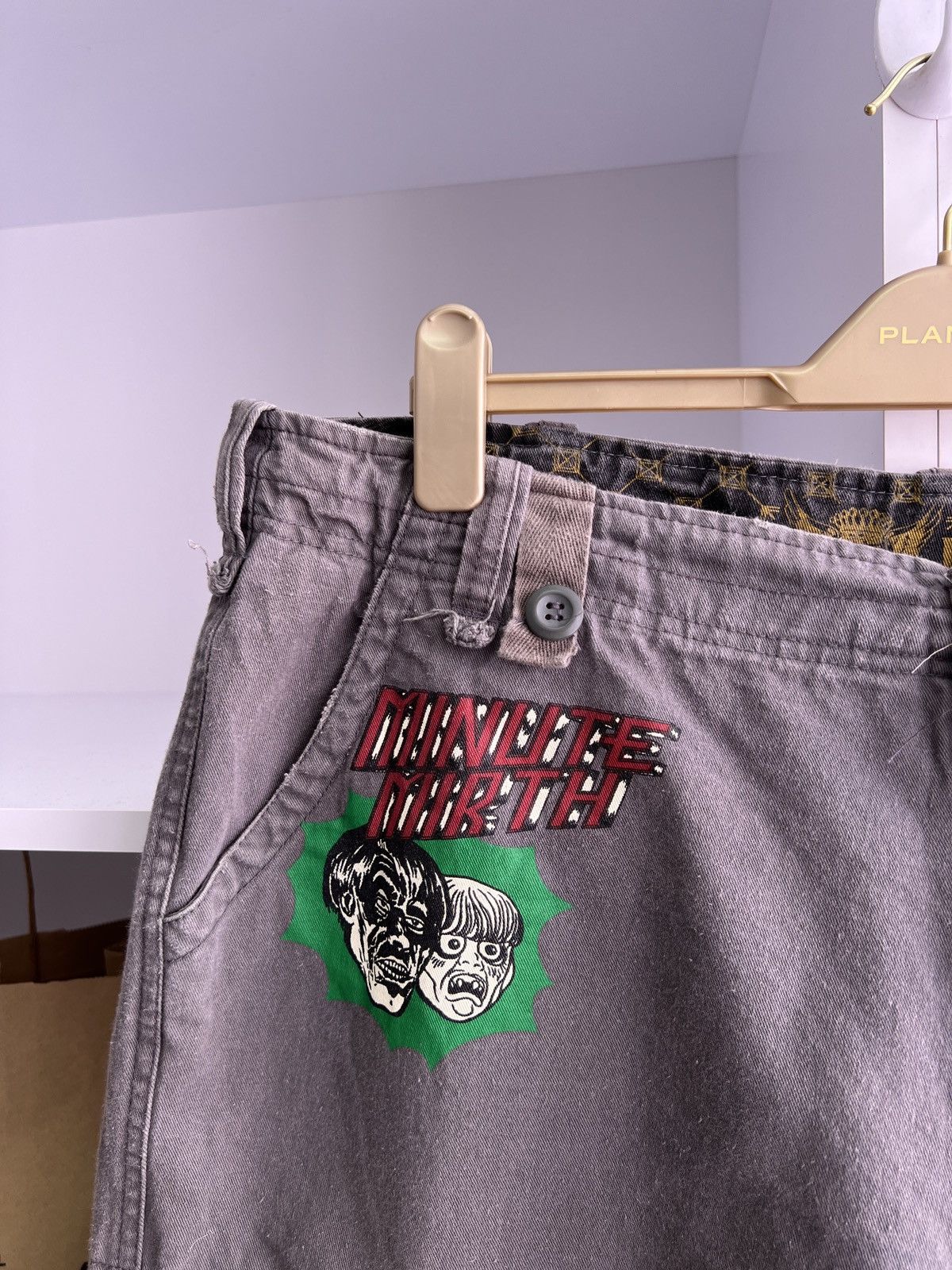 Designer × Vintage Vintage Minute Mirth Y2K Shorts Size US 40 / EU 56 - 6 Thumbnail