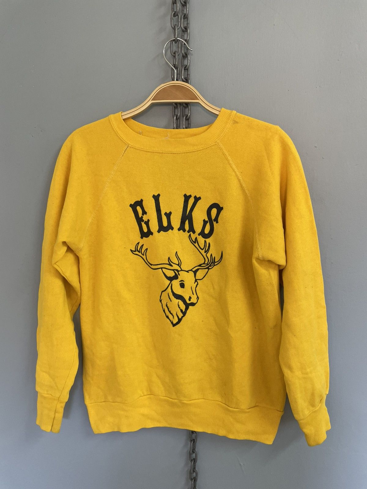 Vintage Vintage 80s ELKS sweatshirt Size US S / EU 44-46 / 1 - 1 Thumbnail