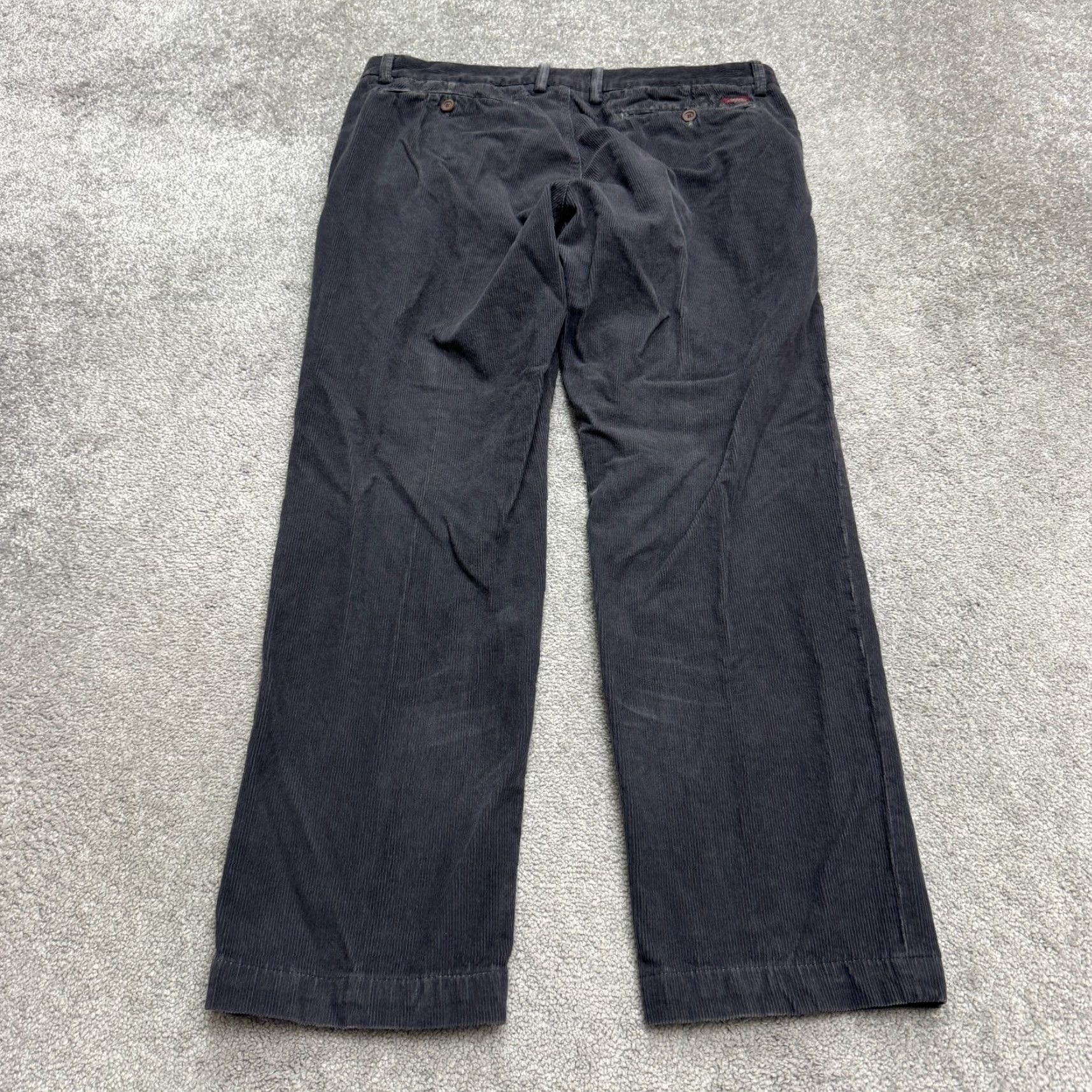 Mason's Mason's Pants | Charcoal Gray Cotton | 38x30 | Regular Straight Corduroy Chino Men - Vintage? No (but must follow rules) Size US 38 / EU 54 - 2 Thumbnail