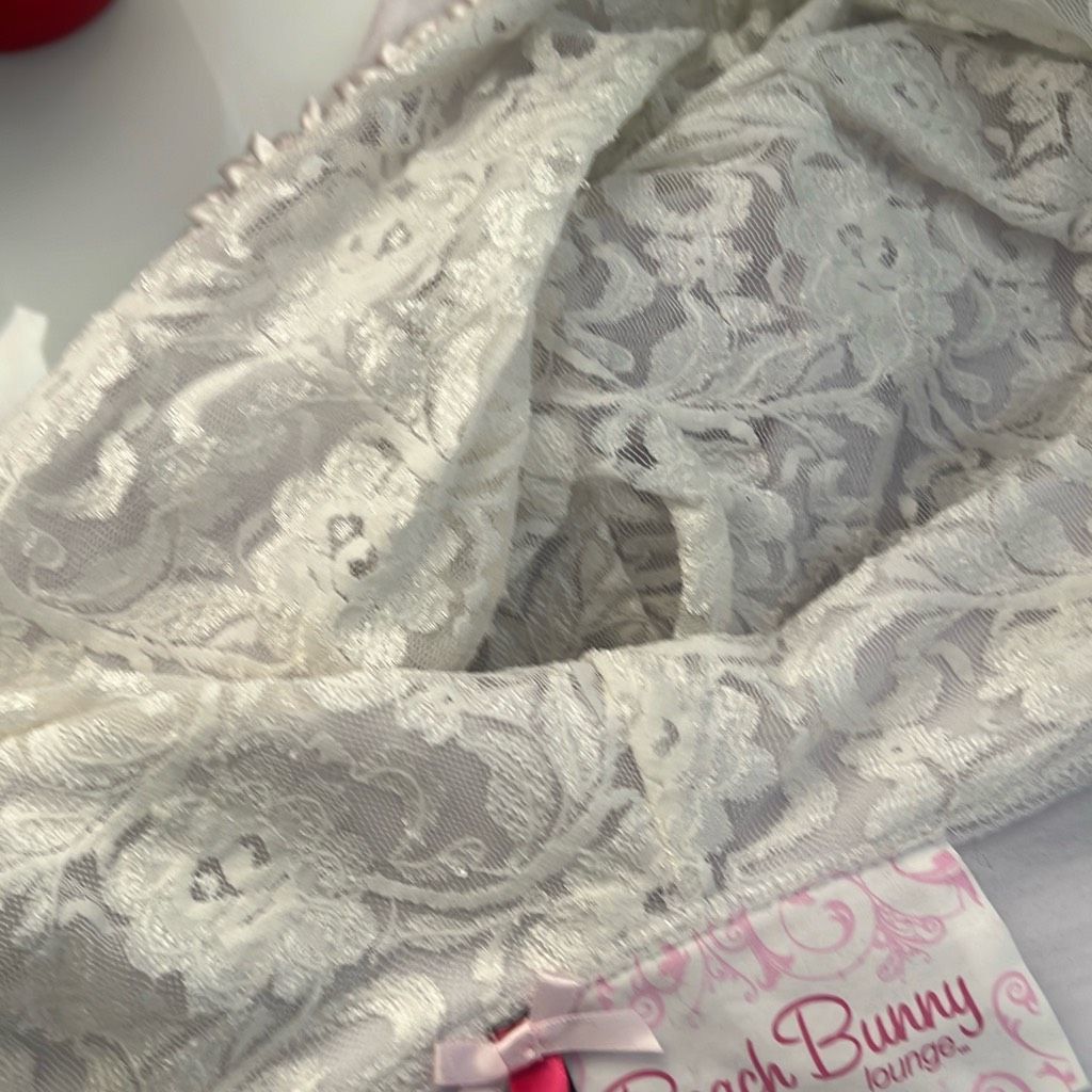 Psycho Bunny Beach Bunny Lounge Unzipped Hoodie Lace White Fitted (309) Size M / US 6-8 / IT 42-44 - 13 Thumbnail