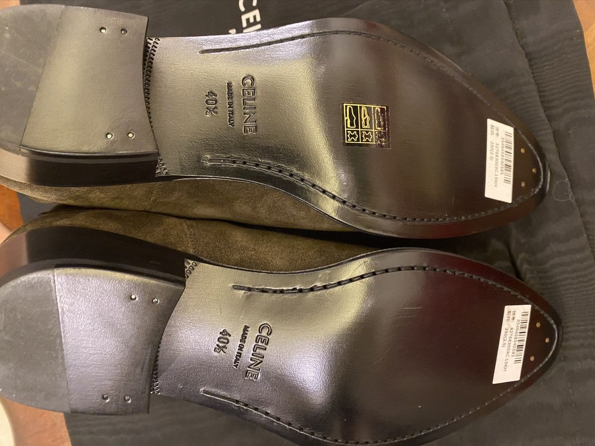 Celine × Hedi Slimane Classic camargue suede Chelsea boots Sz40.5 Size US 8.5 / EU 41-42 - 6 Thumbnail