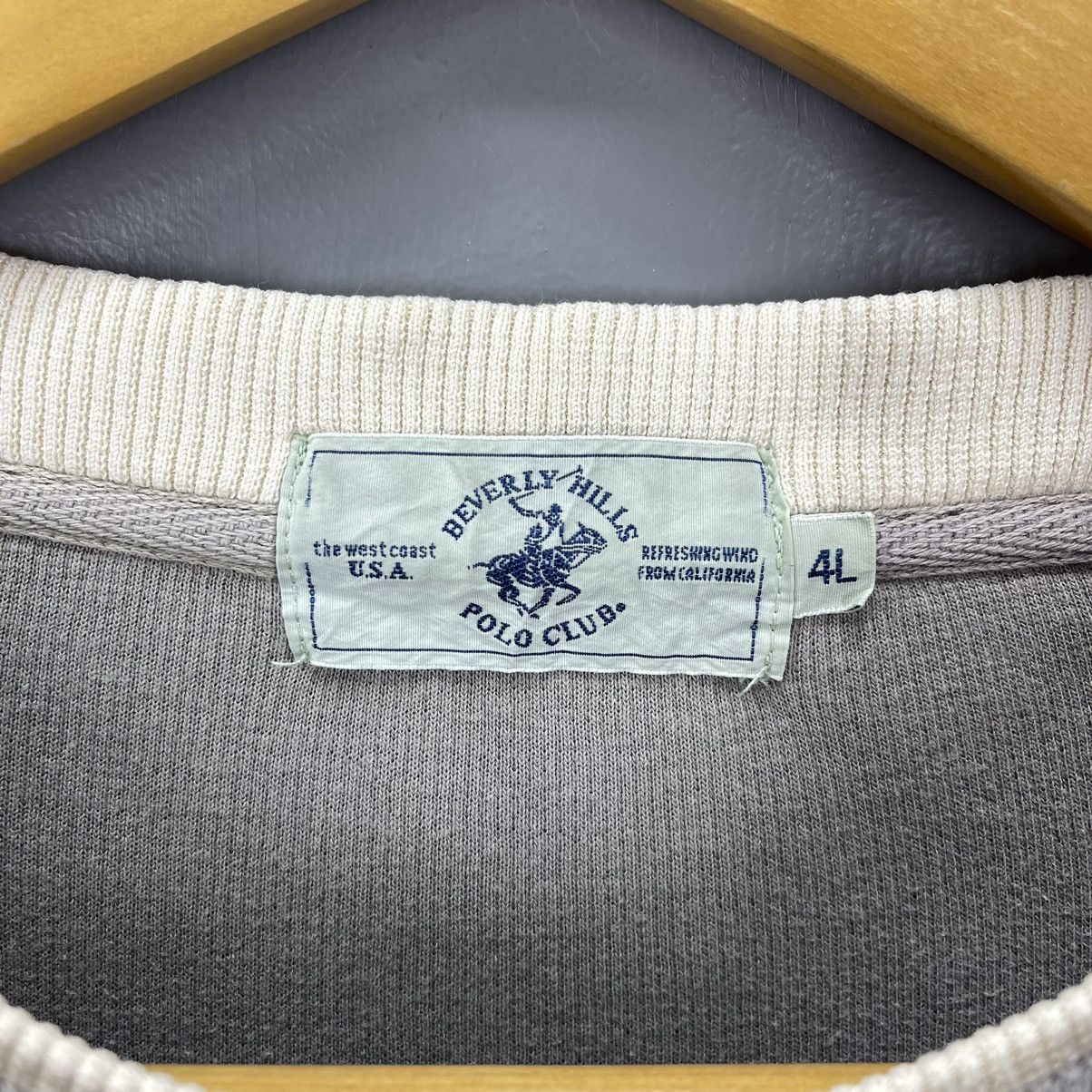 Beverly Hills Polo Club 3XL Size BHPC SPORT Crew Neck Sweatshirt #1401/AW Size US XXL / EU 58 / 5 - 5 Thumbnail