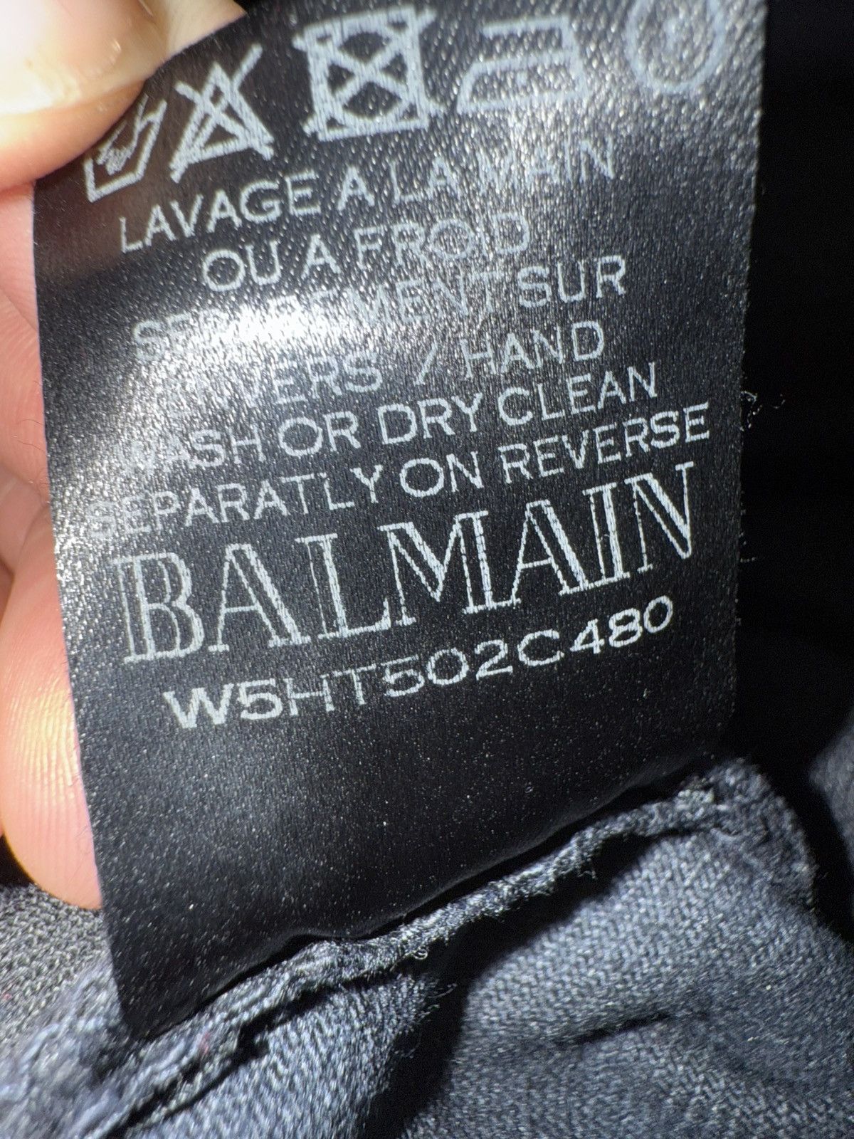 Balmain Balmain Slim Fitted Quilted Biker Jeans Size US 28 / EU 44 - 5 Thumbnail
