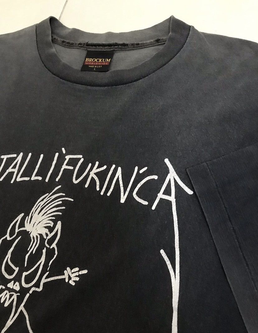Brockum Rare 1993 Metallica Metallifukinca Tour T-Shirt Size Large Size US L / EU 52-54 / 3 - 9 Thumbnail