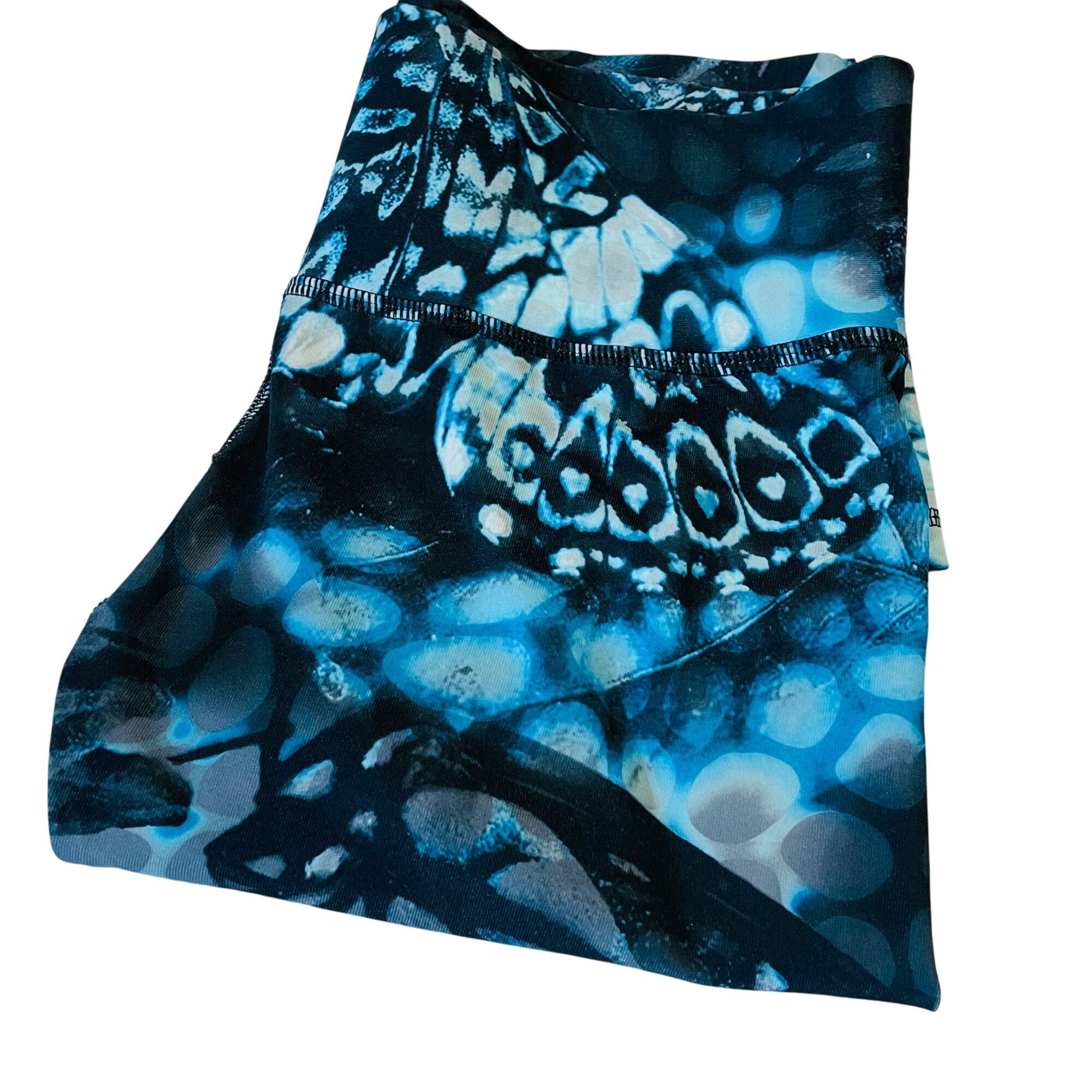 Other Champion Womens Powertrain Leggings Butterfly Print Blue & B Size 27" / US 4 / IT 40 - 4 Thumbnail