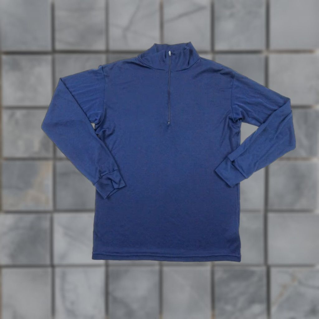 Patagonia VINTAGE Patagonia Shirt Mens Medium Capilene Long Sleeve Hike Outdoors Blue Capilene Long Sleeve Mock Neck Patagonia Mens Shirt 90s Outdoors Size US M / EU 48-50 / 2 - 1 Thumbnail