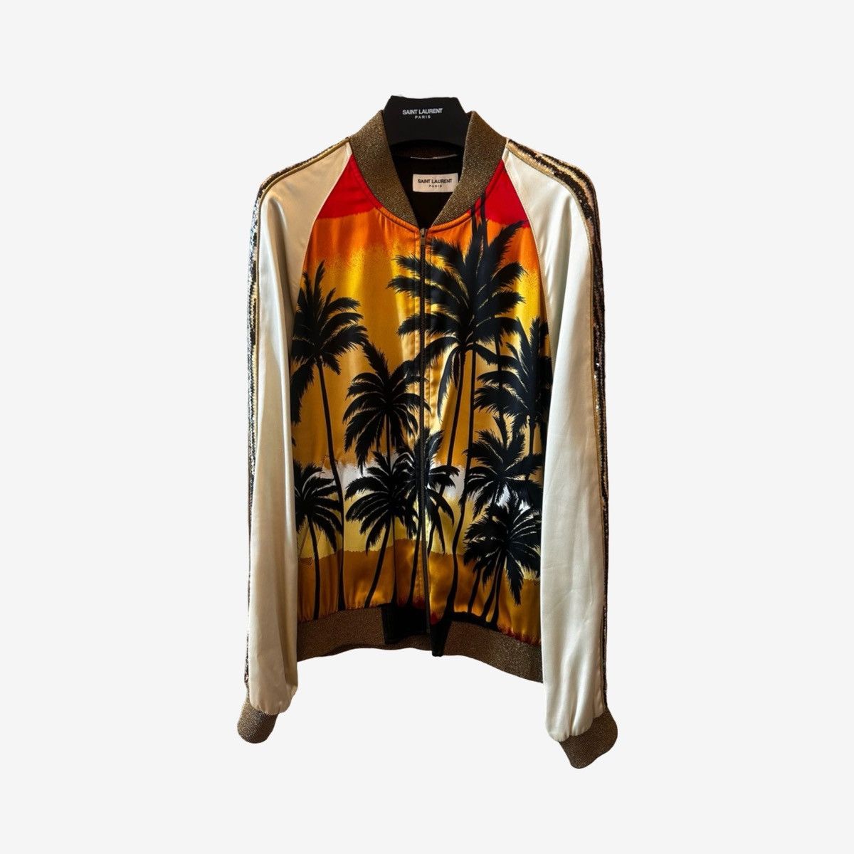 Saint Laurent Paris * RUNWAY* Saint Laurent Paris SS16 Palm Jacket SZ 52 Size US L / EU 52-54 / 3 - 3 Thumbnail