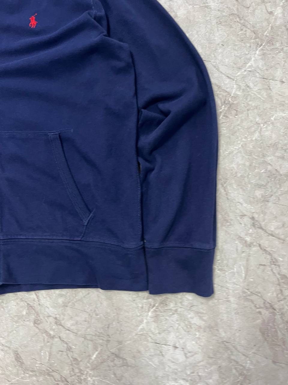 Polo Ralph Lauren Polo Ralph Lauren Zip Up Hoodie Pony Sweatshirt Navy Blue XL Size US XL / EU 56 / 4 - 6 Thumbnail