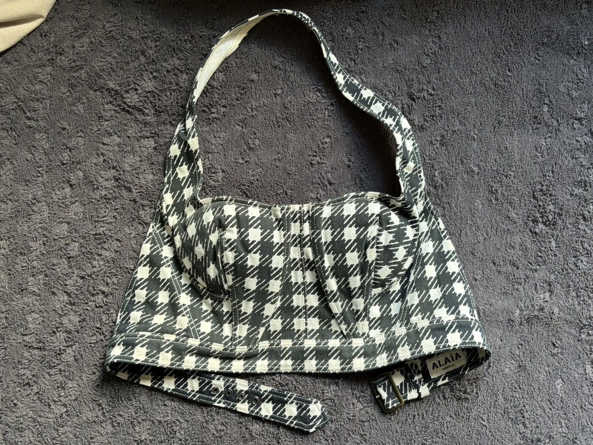 Alaia Crop top bustier vintage collection Tati Spring 1991 Size M / US 6-8 / IT 42-44 - 5 Thumbnail