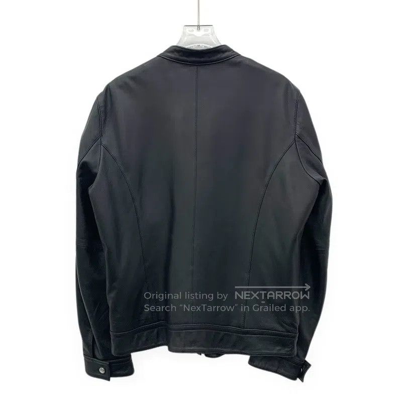 Prada Prada Black sheepskin zipper long-sleeved leather jacket Size US M / EU 48-50 / 2 - 2 Thumbnail