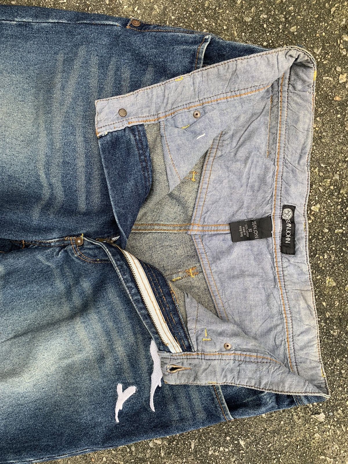 Sean John Rare.. Vintage Sean John Embroidered Denim Jeans Pants Size US 32 / EU 48 - 19 Thumbnail