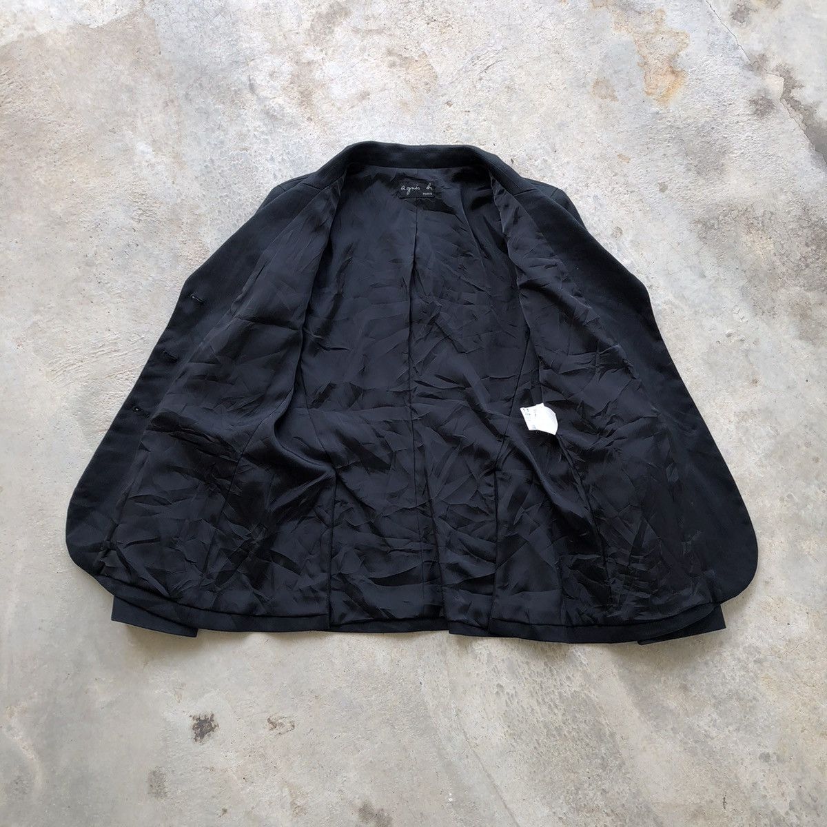Japanese Brand × agnes b. AGNES B Black Blazer Coat Size XS / US 0-2 / IT 36-38 - 2 Thumbnail