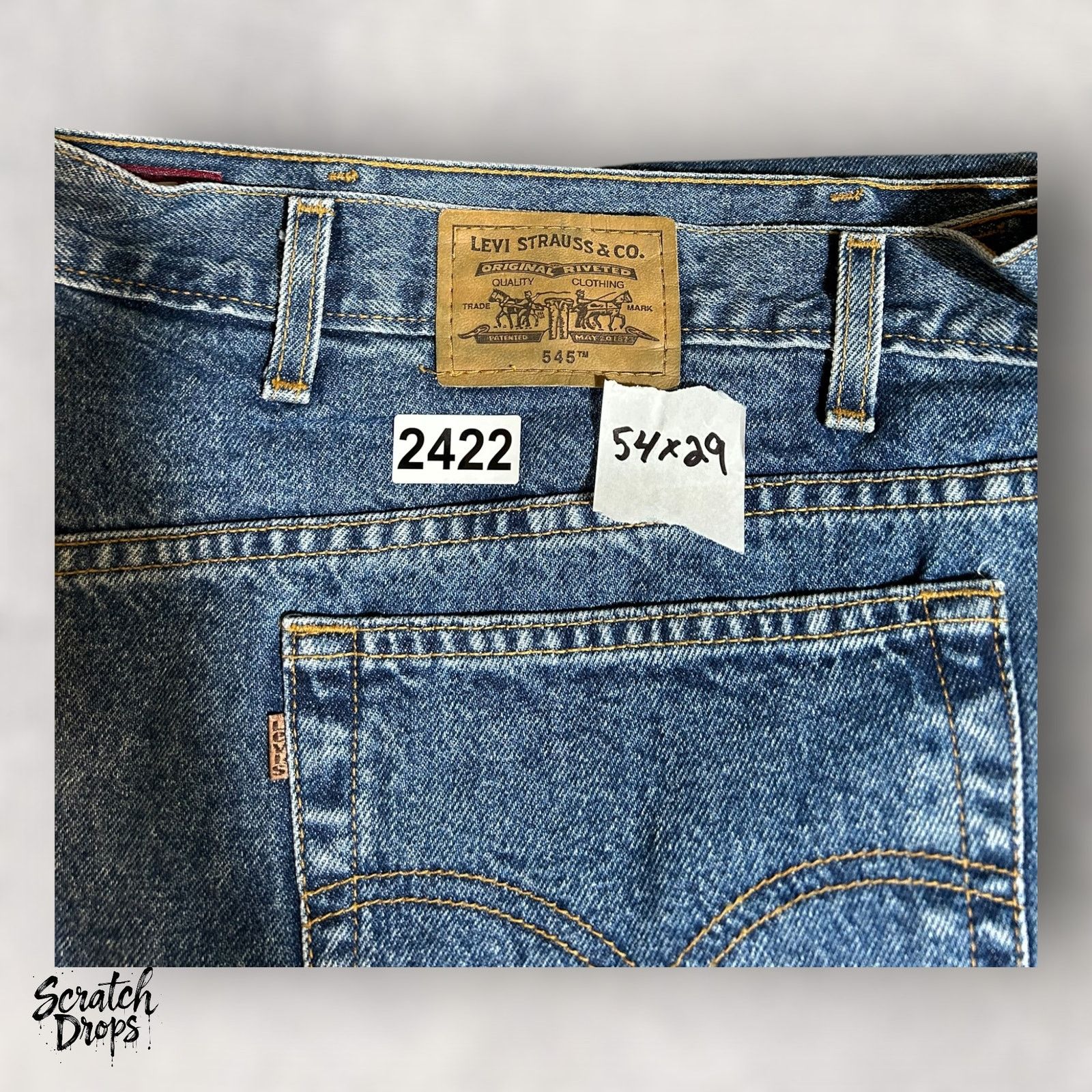 Levi's Vintage Levi's Signature 545 Men's Jeans Deadstock W54 L32 Size US 38 / EU 54 - 7 Thumbnail