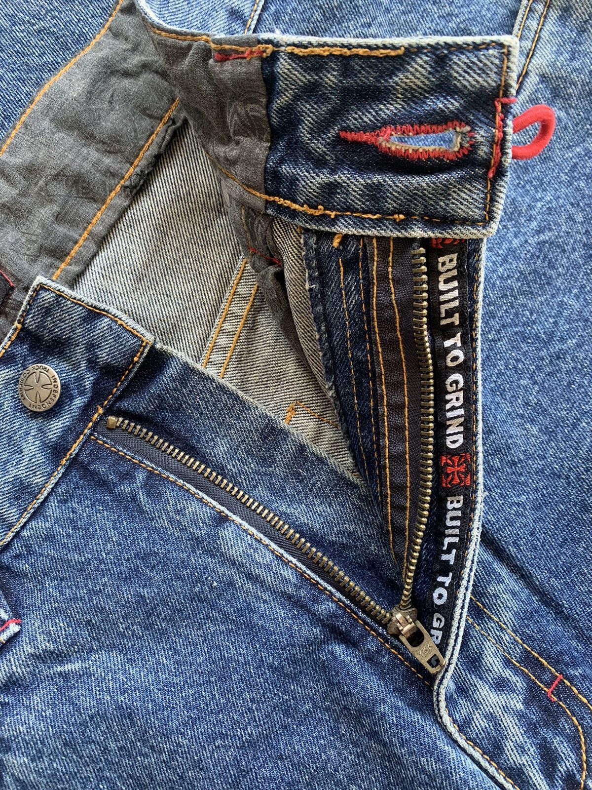 Independent Truck Co. 2000' Independent Denim Pants Size US 34 / EU 50 - 7 Thumbnail