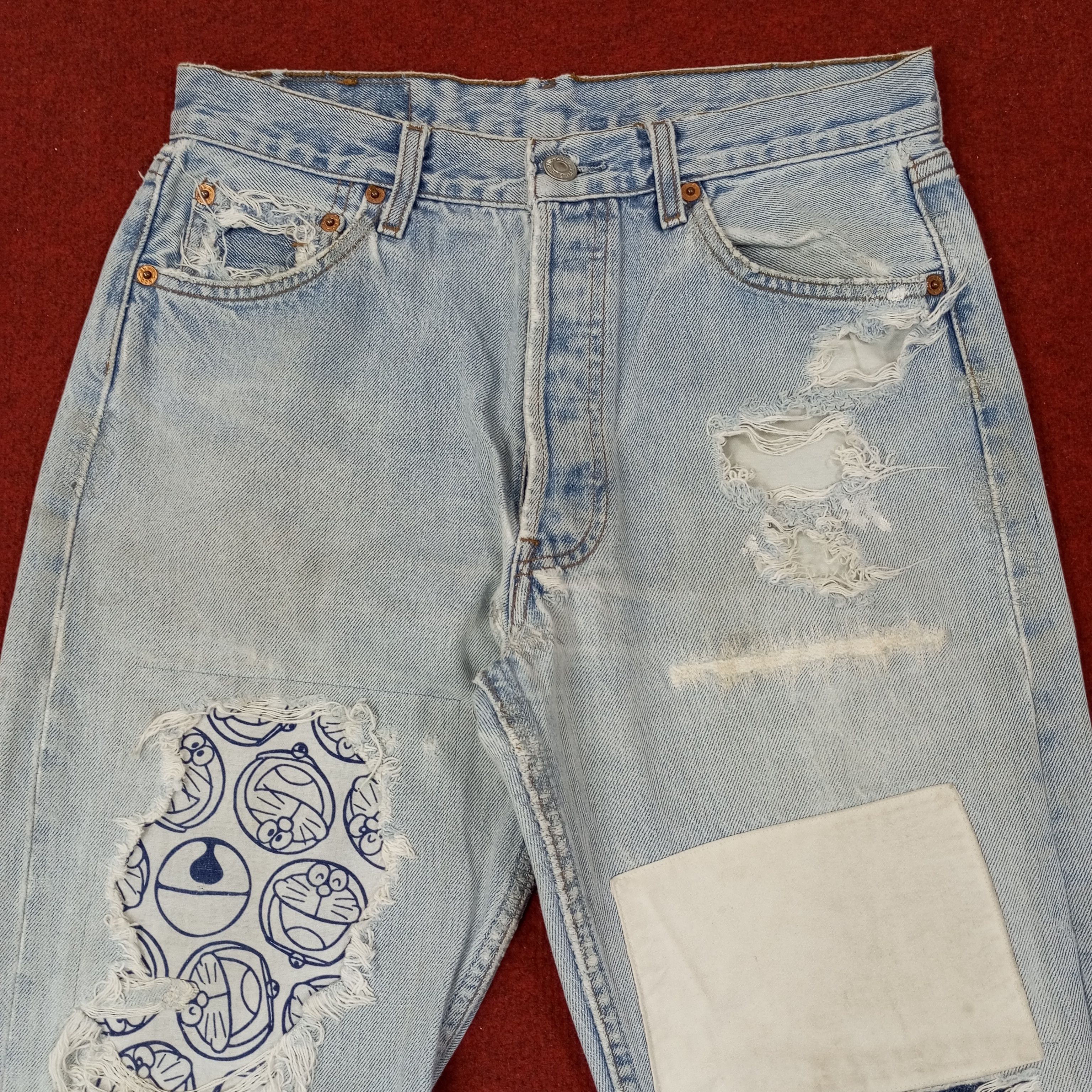 Levi's Levis Fashion Style Distressed Jeans c252n Size US 28 / EU 44 - 2 Thumbnail