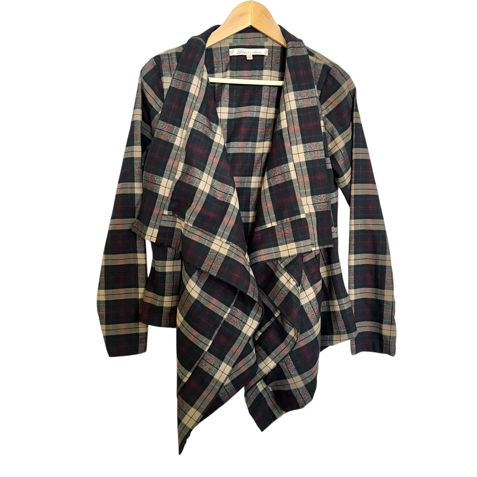 Other Lovers + Friends Days Like These Plaid Tartan Open Jacket Size S / US 4 / IT 40 - 7 Thumbnail