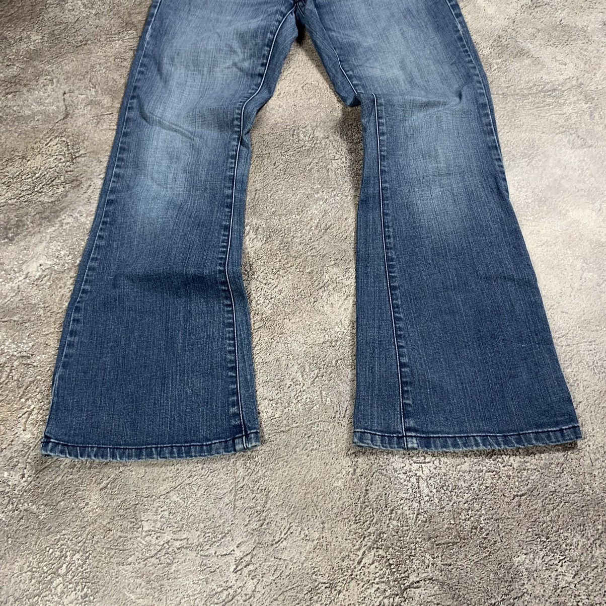 Vintage Vintage 90s Diesel Flared Distressed Low Rise Jeans Grunge 3 Size 30" / US 8 / IT 44 - 2 Thumbnail