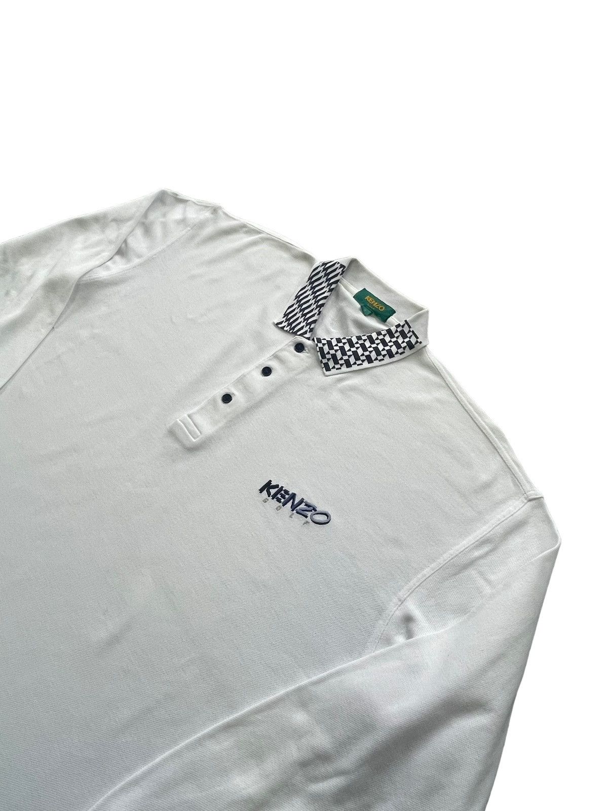 Kenzo Vintage Kenzo Golf Polo Long Sleave Size US XL / EU 56 / 4 - 2 Thumbnail