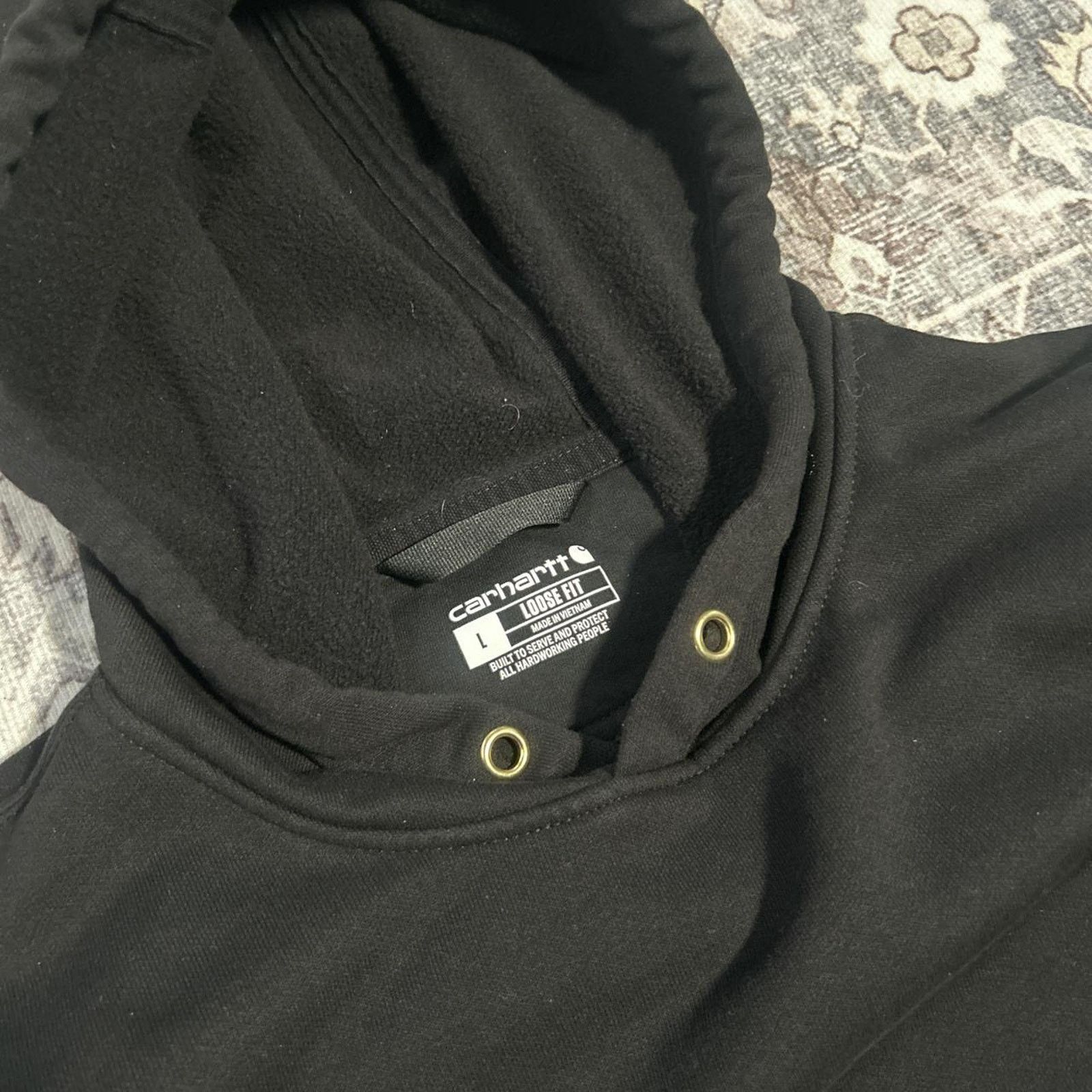Carhartt Black carhartt hoodie Size US L / EU 52-54 / 3 - 3 Thumbnail