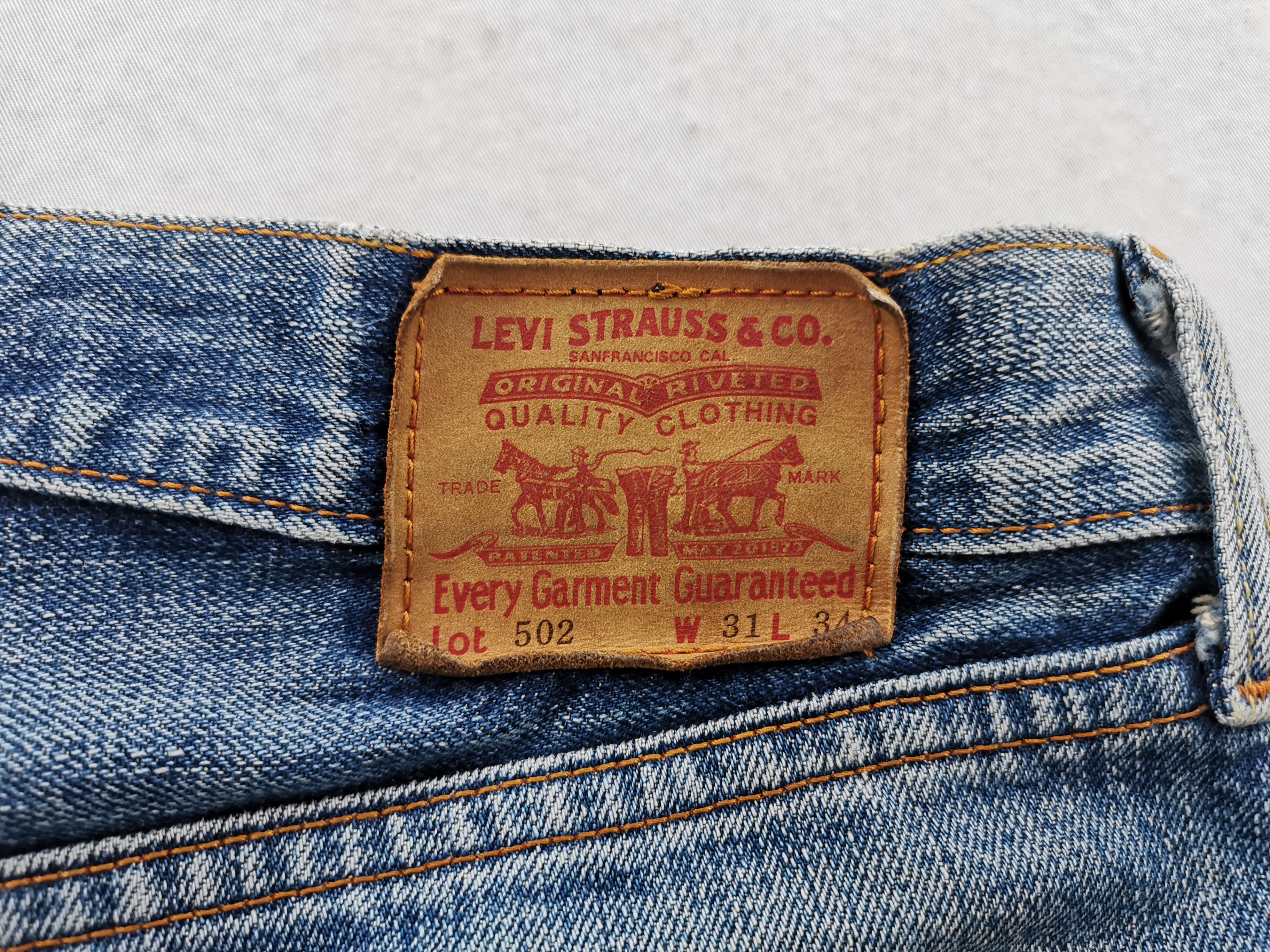 Levi's Distressed Vintage 90's Levis Lot 502 Denim Size 32/31x34 Size US 32 / EU 48 - 8 Thumbnail