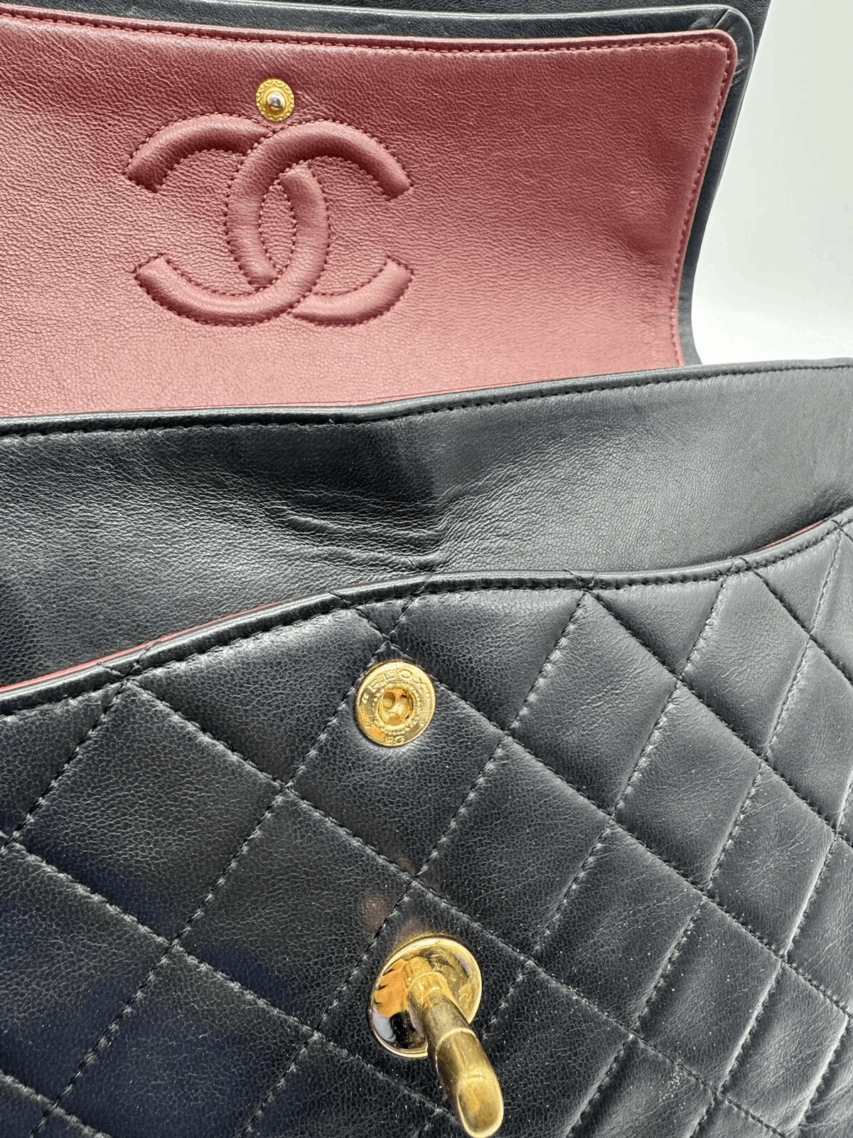 Chanel Chanel Double Flap Square Lamb Medium Size ONE SIZE - 14 Thumbnail