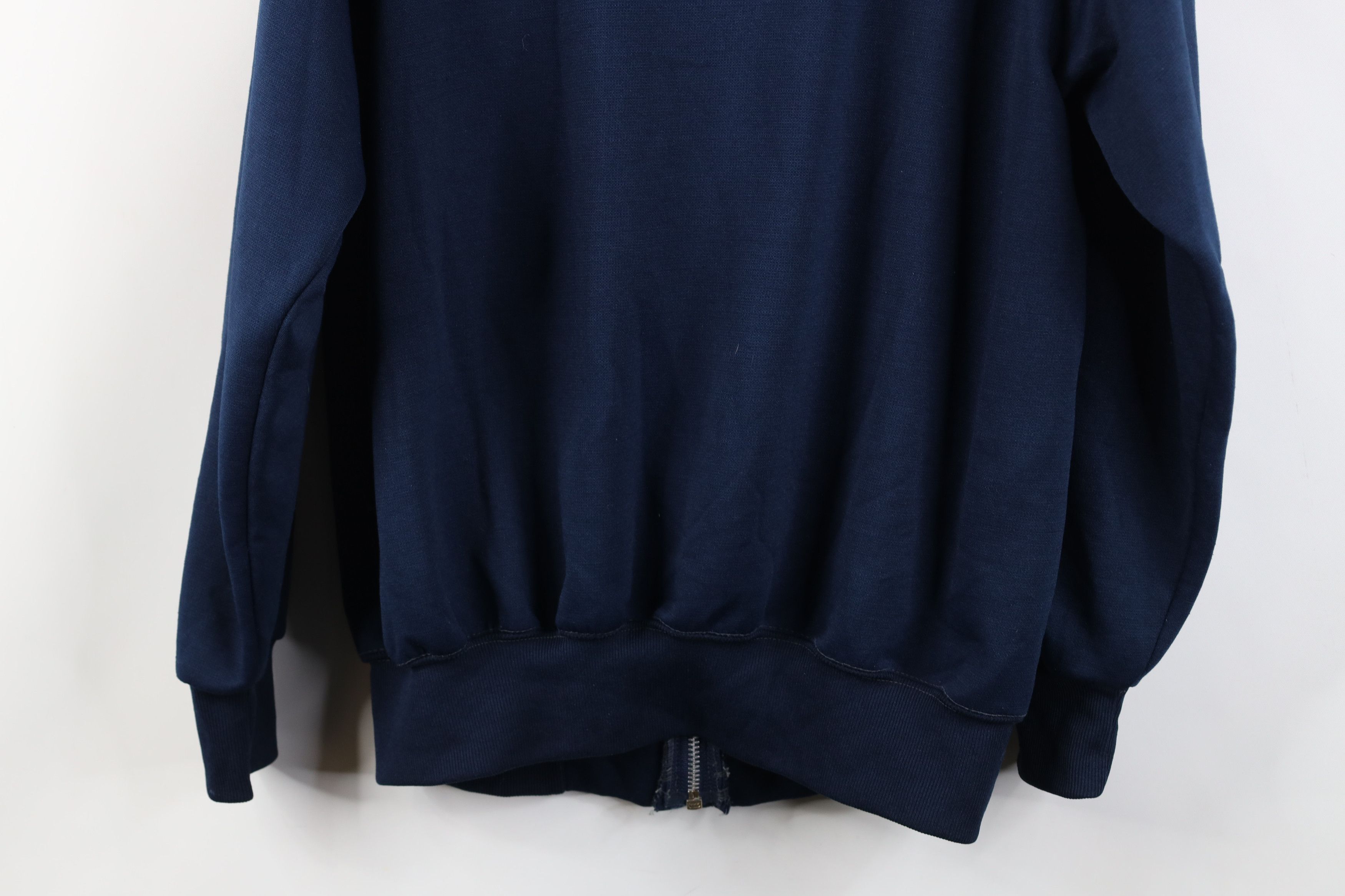 Vintage Vintage 70s Streetwear Thermal Waffle Lined Hoodie Blue USA Size US M / EU 48-50 / 2 - 13 Thumbnail