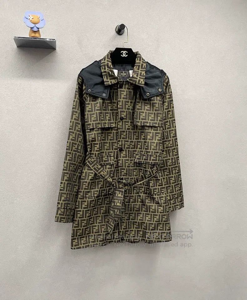 Fendi Fendi Monogrammed Jacquard Multi-pocket Jacket Size S / US 4 / IT 40 - 3 Thumbnail