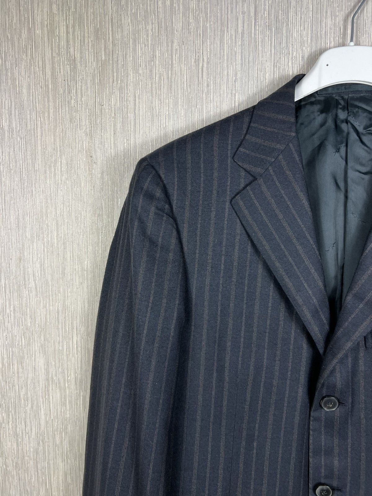 Ermenegildo Zegna Ermenegildo Zegna Couture wool striped blazer jacket italian Size 48R - 4 Thumbnail