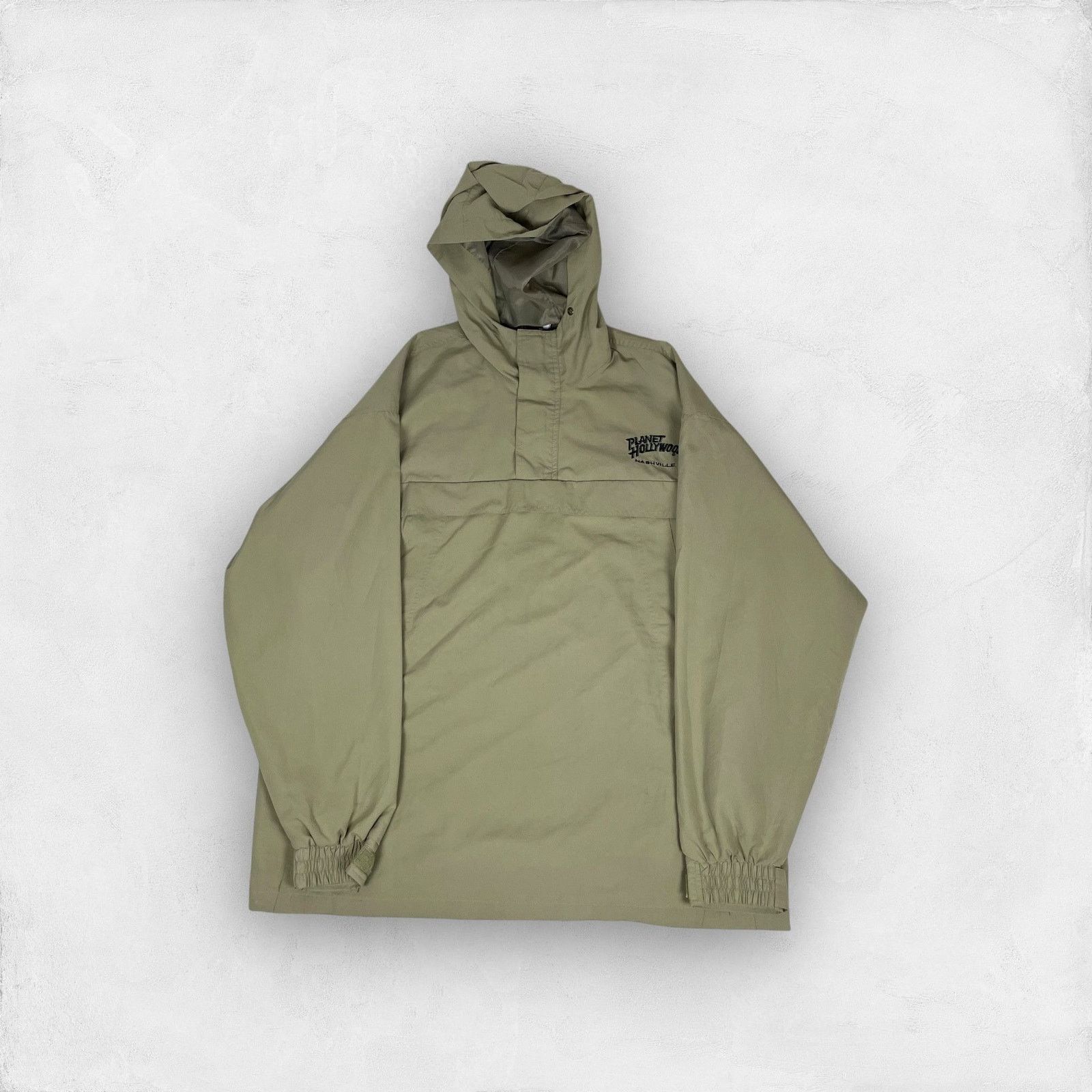 Planet Hollywood Vintage Planet Hollywood Men Olive Pullover Anorak Jacket XL Size US XL / EU 56 / 4 - 1 Thumbnail