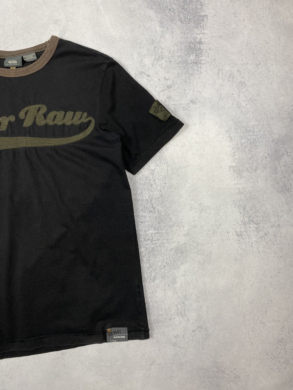 G-Star G Star Raw Avant-garde big logo tee t shirt Size US L / EU 52-54 / 3 - 4 Thumbnail