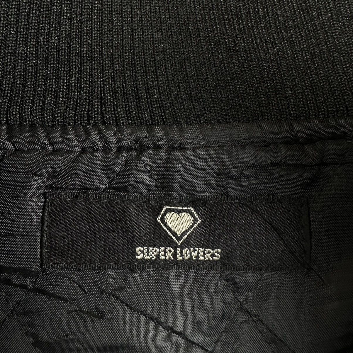 Japanese Brand 🔥RARE🔥Super Lovers Bomber/Jacket SpellOut BigLogo Embroidery Size US XS / EU 42 / 0 - 8 Thumbnail