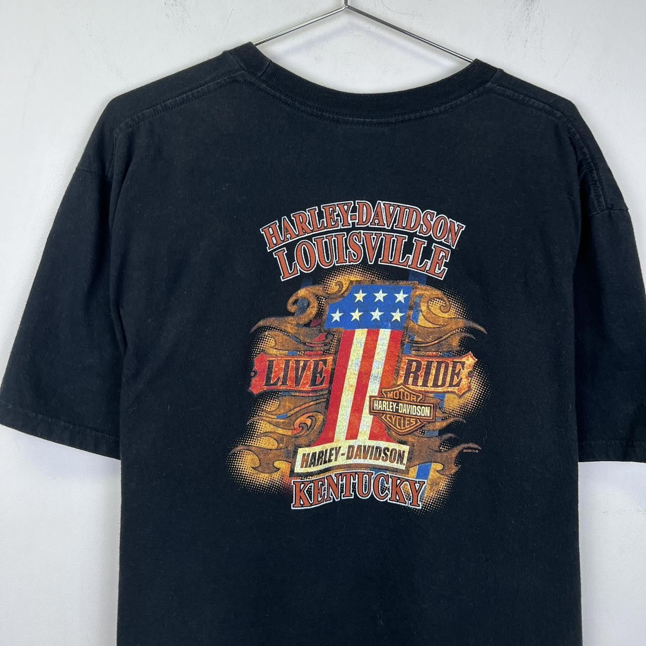 Harley Davidson Harley-Davidson Louisville Live Ride T-Shirt 00s y2k Size US XL / EU 56 / 4 - 3 Thumbnail