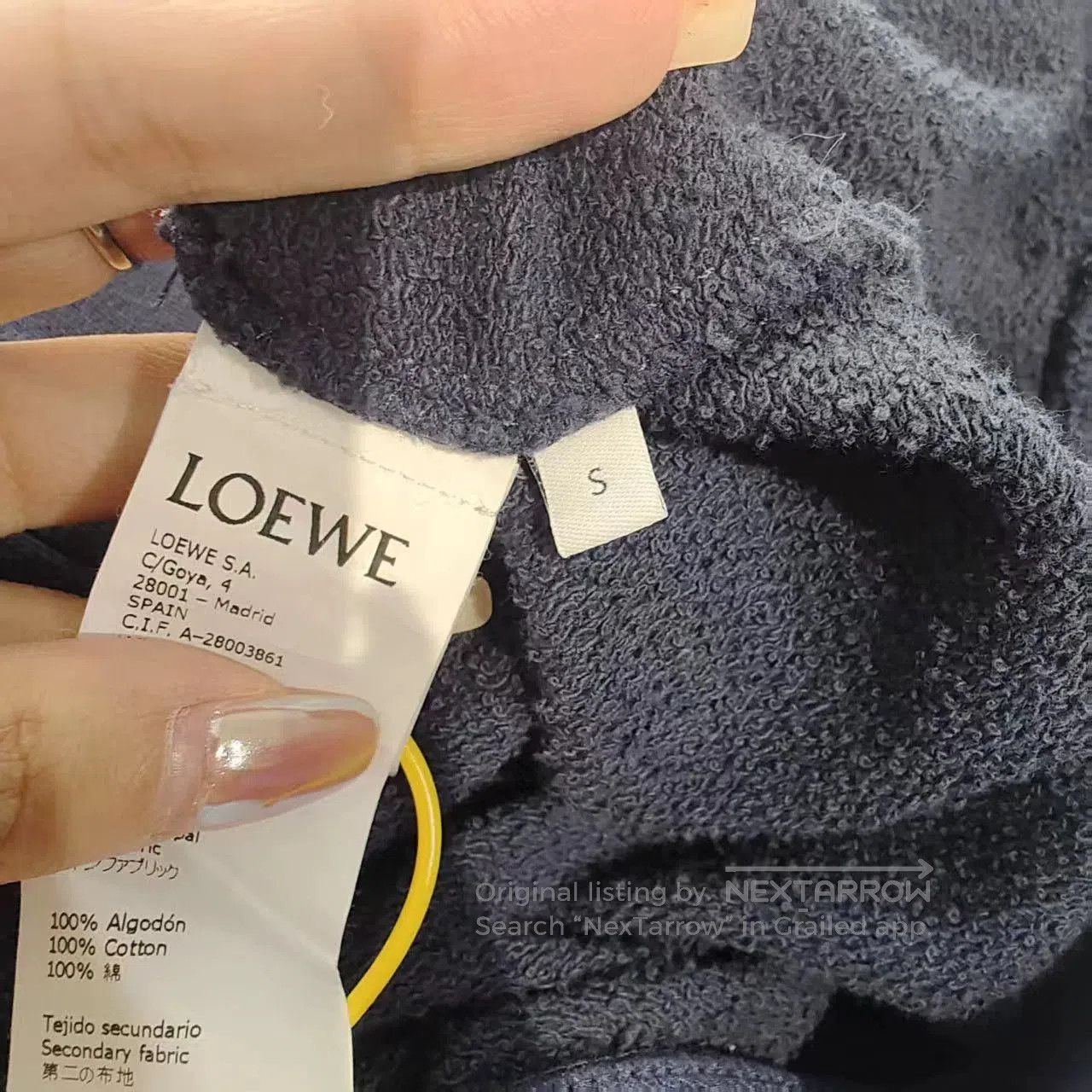 Loewe loewe blue logo sweatshirt with colorful design. Size US S / EU 44-46 / 1 - 4 Thumbnail