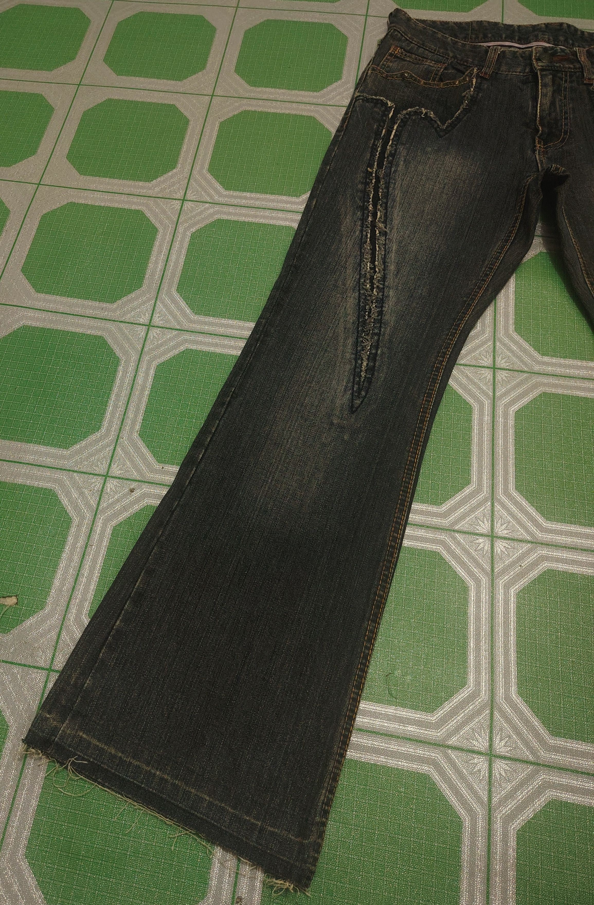 If Six Was Nine Rare!!! Japan Custom Culture Flared Jeans Size US 30 / EU 46 - 5 Thumbnail