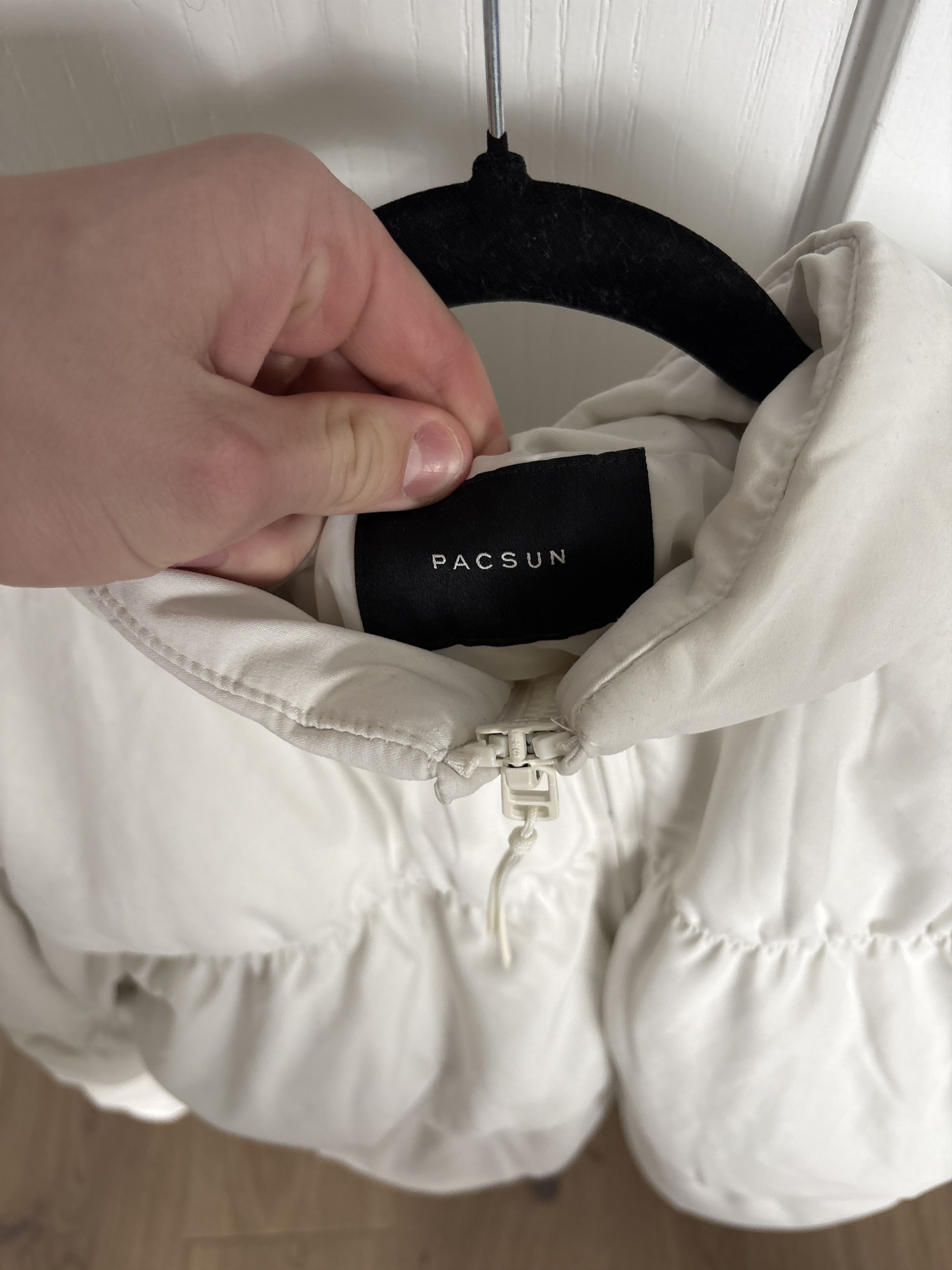 Pacsun PacSun 83 Channel cream puffer Size US L / EU 52-54 / 3 - 3 Thumbnail