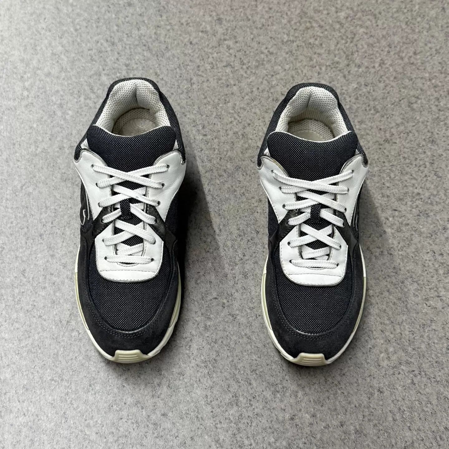 Chanel Chanel Black White Panda Sneakers Size 37 Size US 6.5 / IT 36.5 - 5 Thumbnail