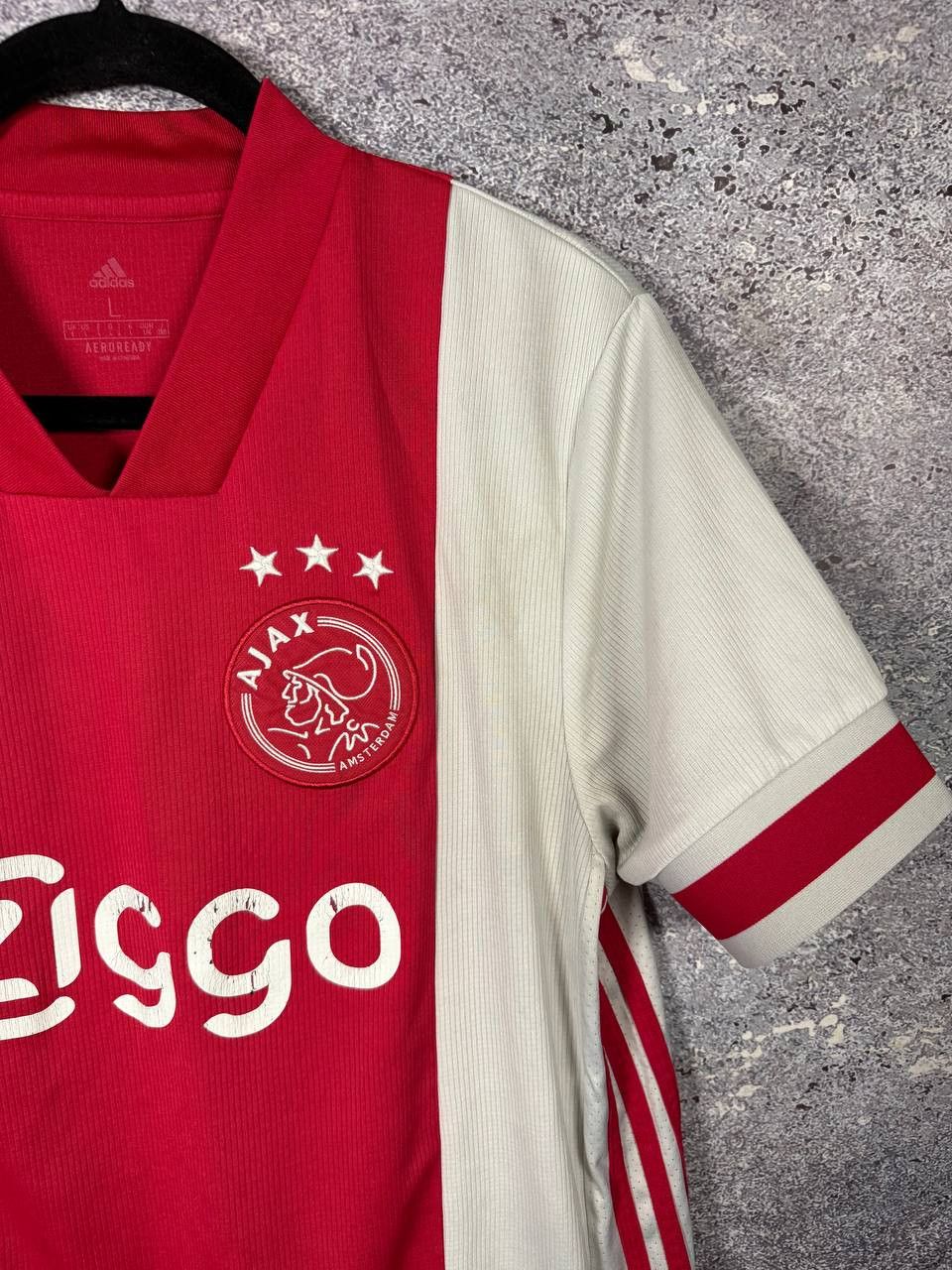 Adidas × Vintage Vintage AJAX 2020/21 Adidas Soccer Jersey Blokcore L sz Size US L / EU 52-54 / 3 - 5 Thumbnail
