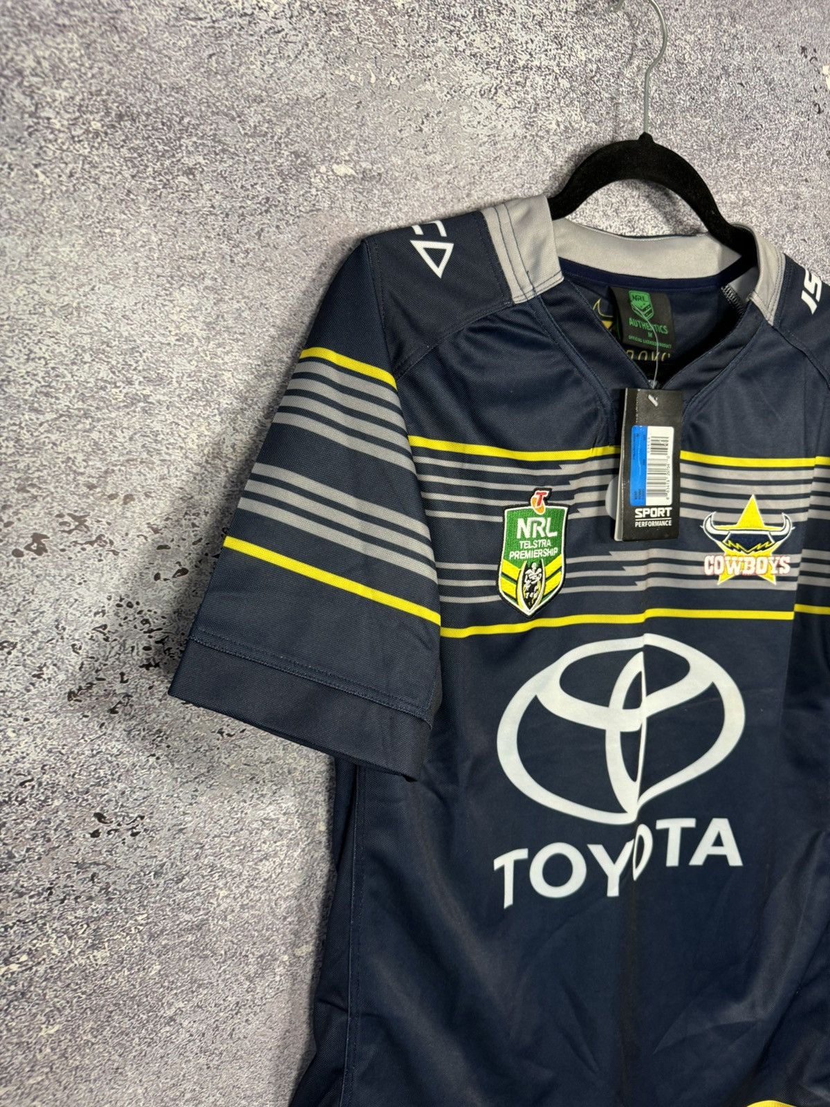 Vintage NEW Cowboys NRL Toyota Rugby Jersey Blokcore Size US M / EU 48-50 / 2 - 5 Thumbnail