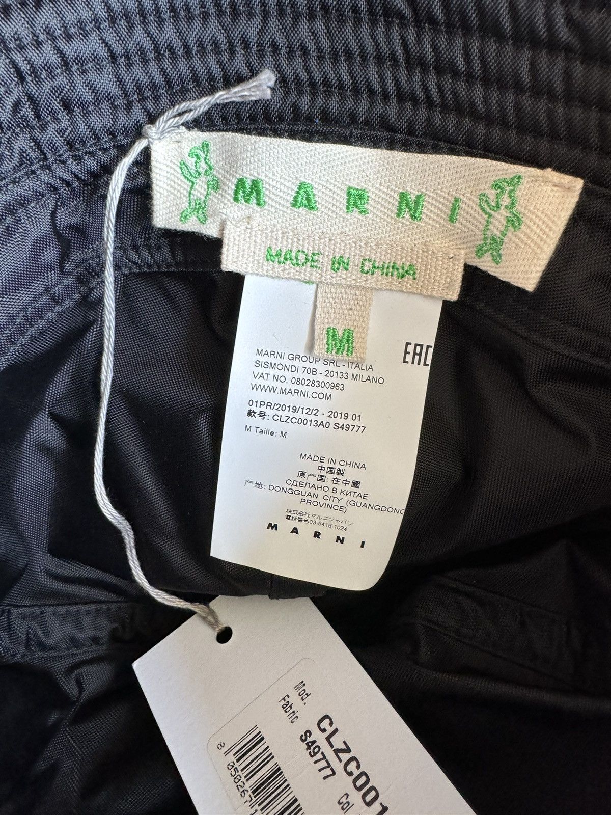 Marni DSWT SS19 Marni Dance Bunny Black Bucket Hat Size ONE SIZE - 4 Thumbnail