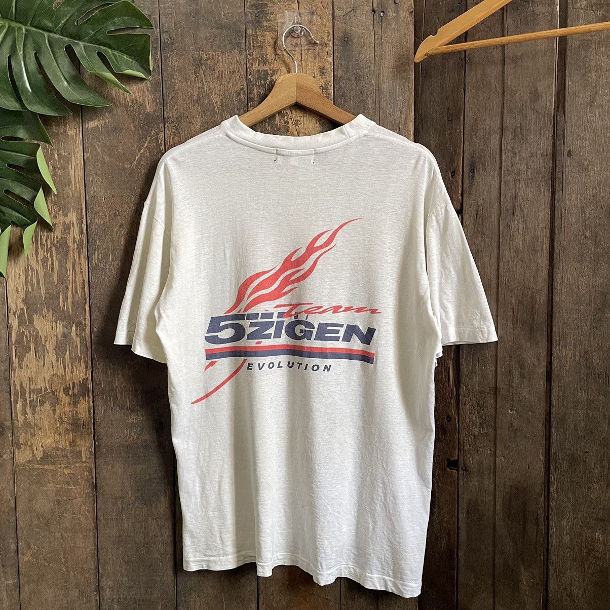 Vintage Vintage 5zigen Racing Tshirt Size US L / EU 52-54 / 3 - 2 Thumbnail