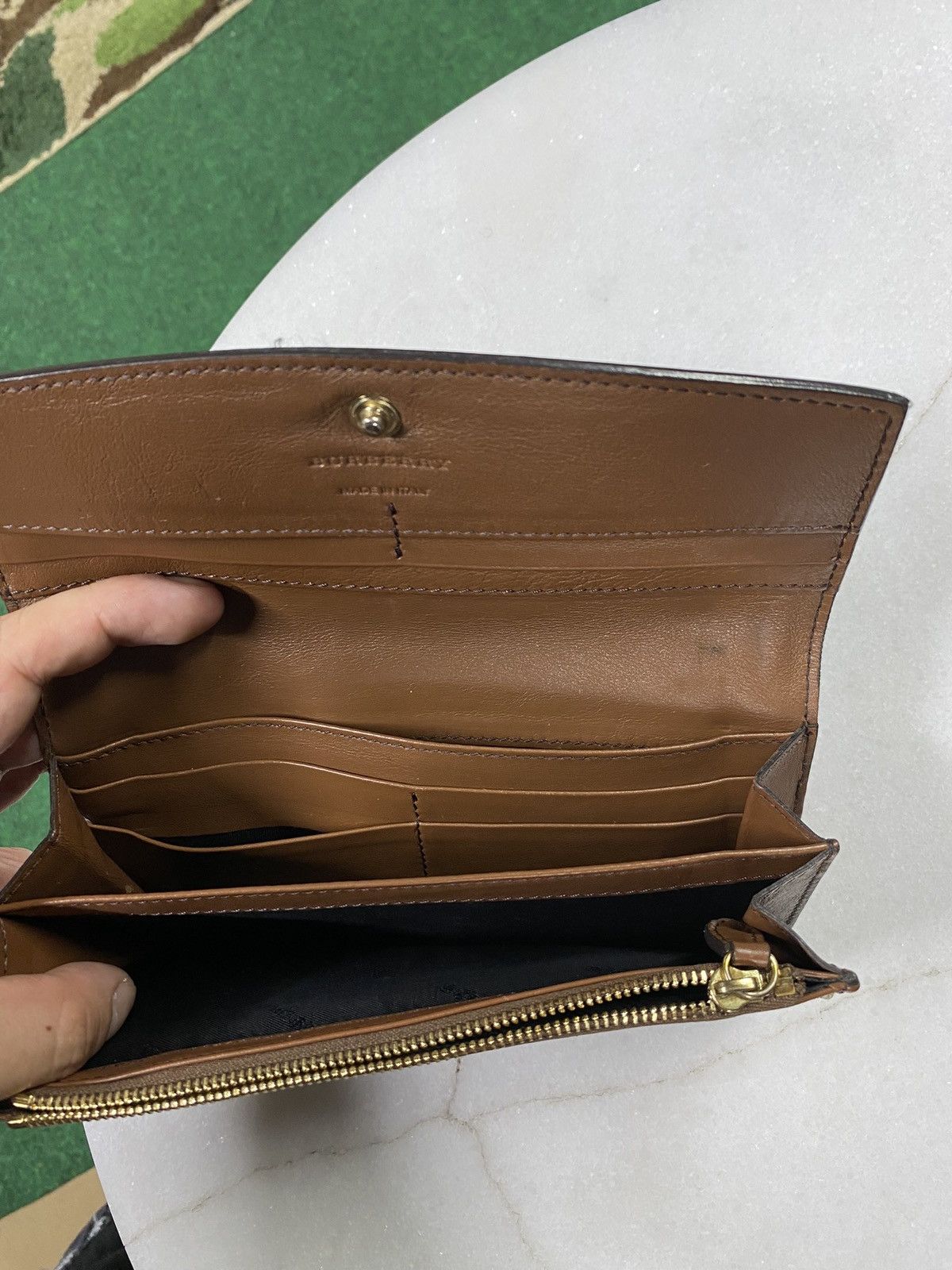 Burberry Burberry Beige plaid Long Wallet Preowned Size ONE SIZE - 12 Thumbnail