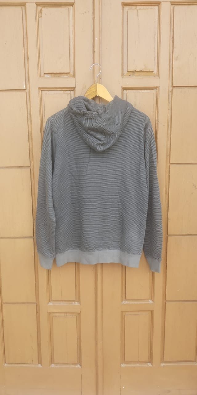 Beams Plus Beams stripe zipper hoodie Size US M / EU 48-50 / 2 - 9 Thumbnail