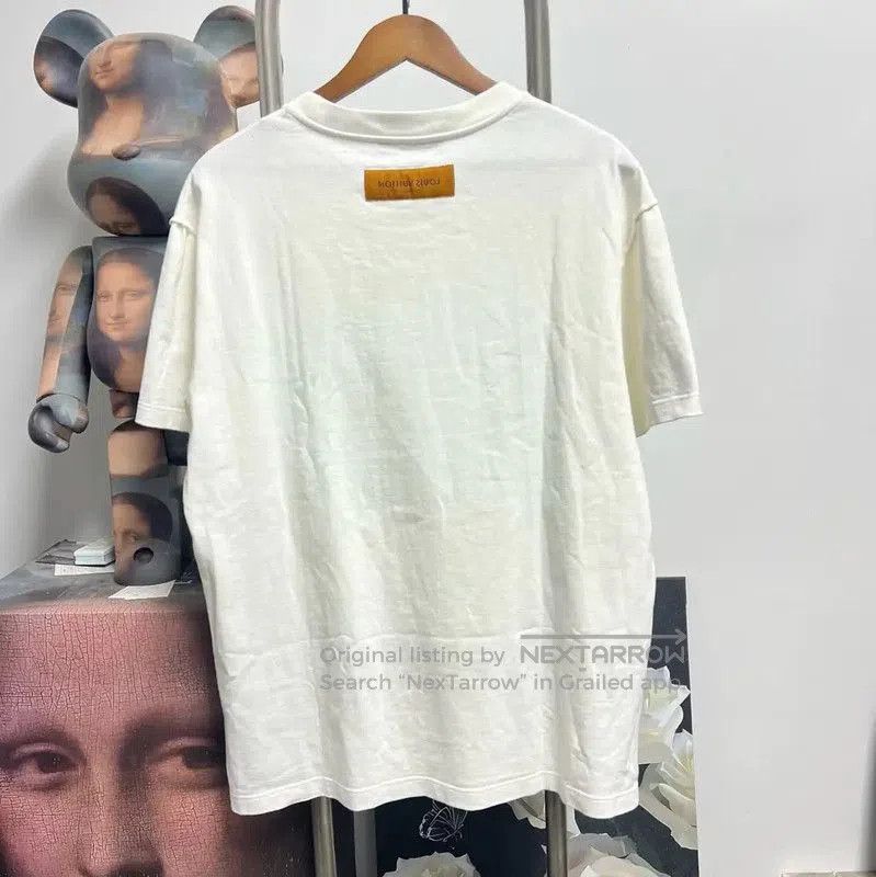 Louis Vuitton Louis Vuitton White Cotton Men's T-Shirt . | Grailed
