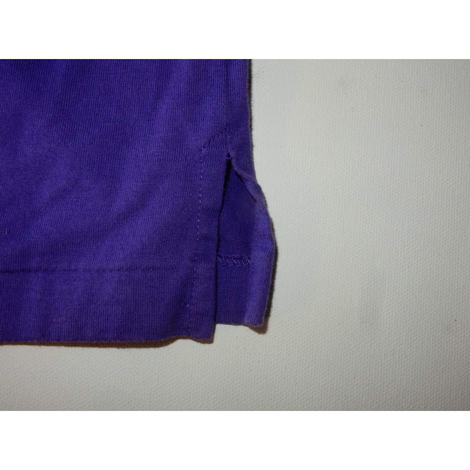 Brooks Brothers VINTAGE Brooks Brothers Men's T-Shirt Size M Short Sleeve Cotton Purple 80s Fashion Size US M / EU 48-50 / 2 - 2 Thumbnail