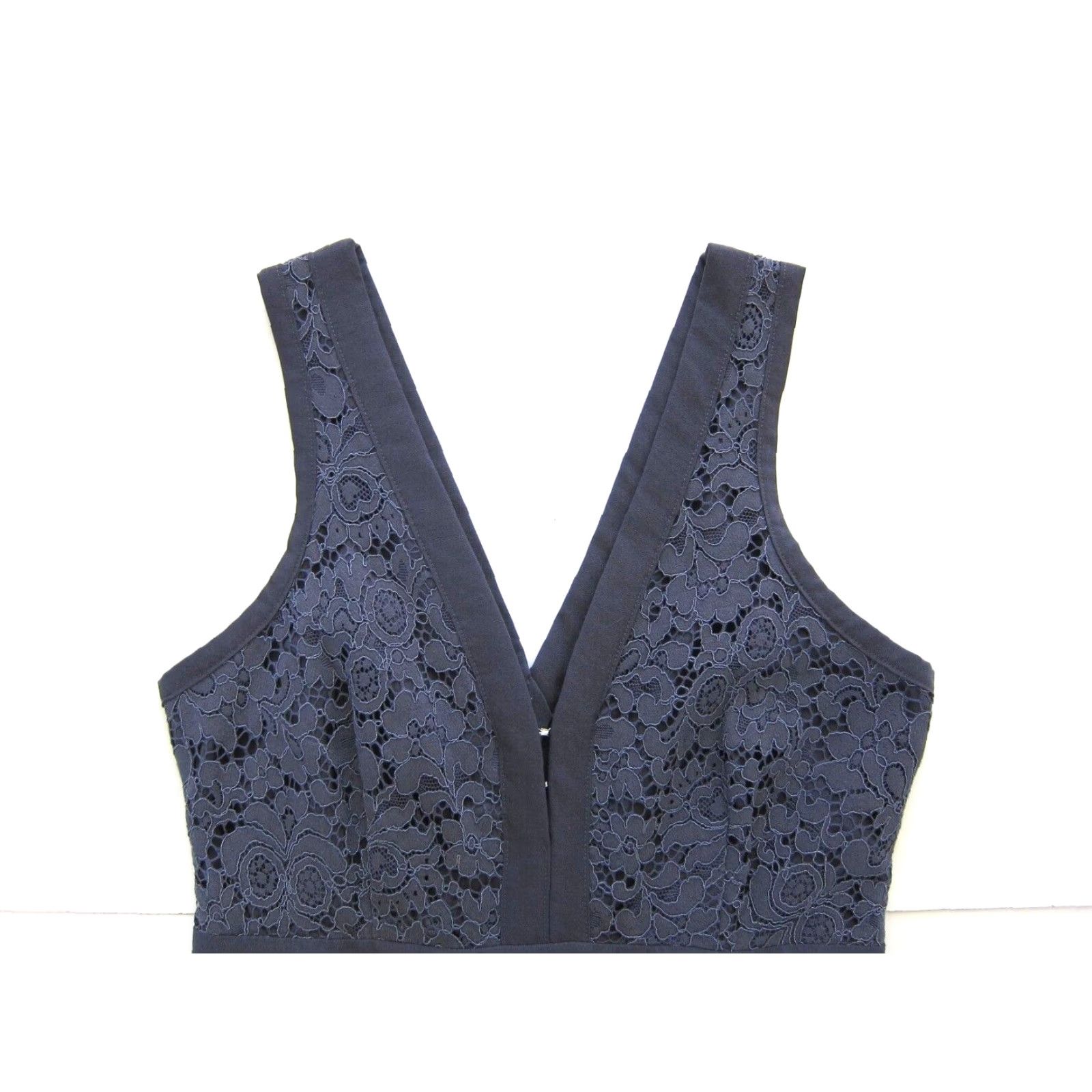 Free People Dress Blue Embroidered Floral Sleeveless Pocket Fit Flare Tank  XS - www.skdojo.org